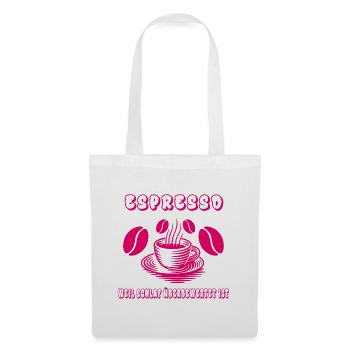 Espresso Design - Stoffbeutel - Weiß - Vorne