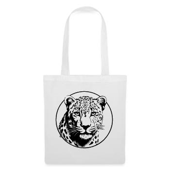 Leopard - Stoffbeutel - Weiß - Vorne
