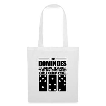 Domino Design - Stoffbeutel - Weiß - Vorne