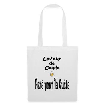 Leveur de Coude Paré pour la Cuite - Sac en tissu - blanc - Devant
