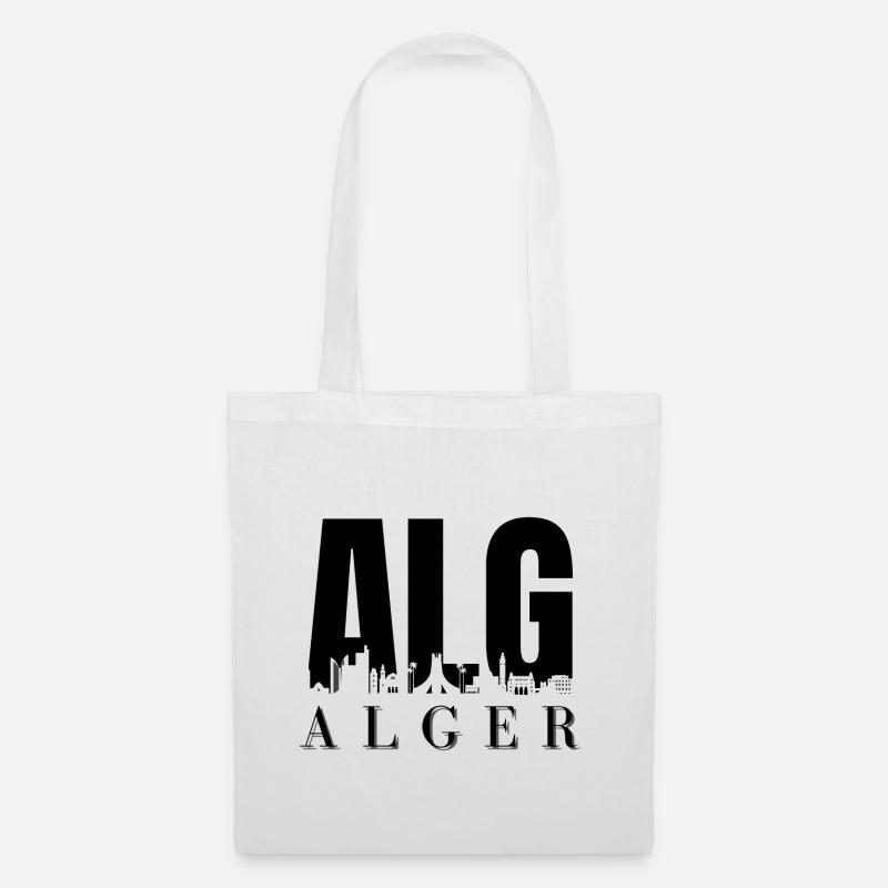ALG ALGER - Sac en tissu - blanc