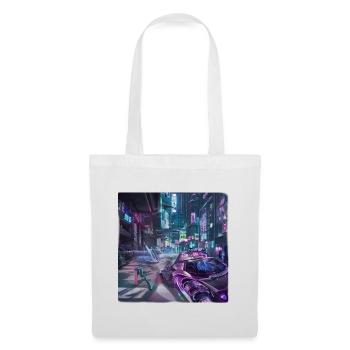 Cybercity - City in the future - Tote Bag - white - Front