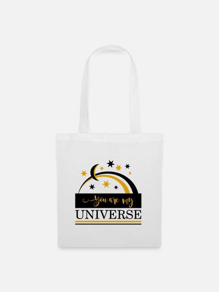 Your are my universe - Stoffbeutel - Weiß