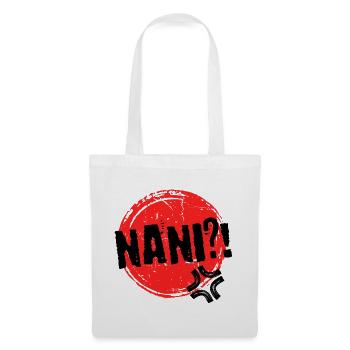 Anime Nani Manga Animation Comic Saying Mangastyle - Sac en tissu - blanc - Devant