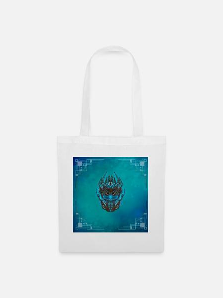 Tolle Cyberpunk Maske - Stoffbeutel - Weiß