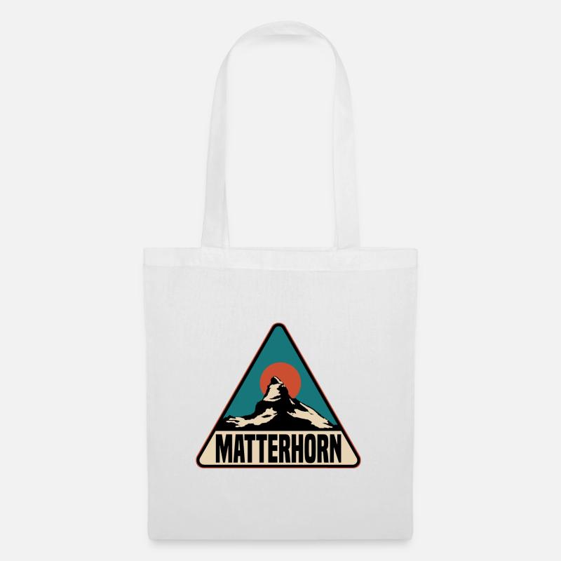 Matterhorn Schweiz - Stoffbeutel - Weiß