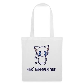 Zeichentrick Animation Comic Manga Katze Anime - Stoffbeutel - Weiß - Vorne