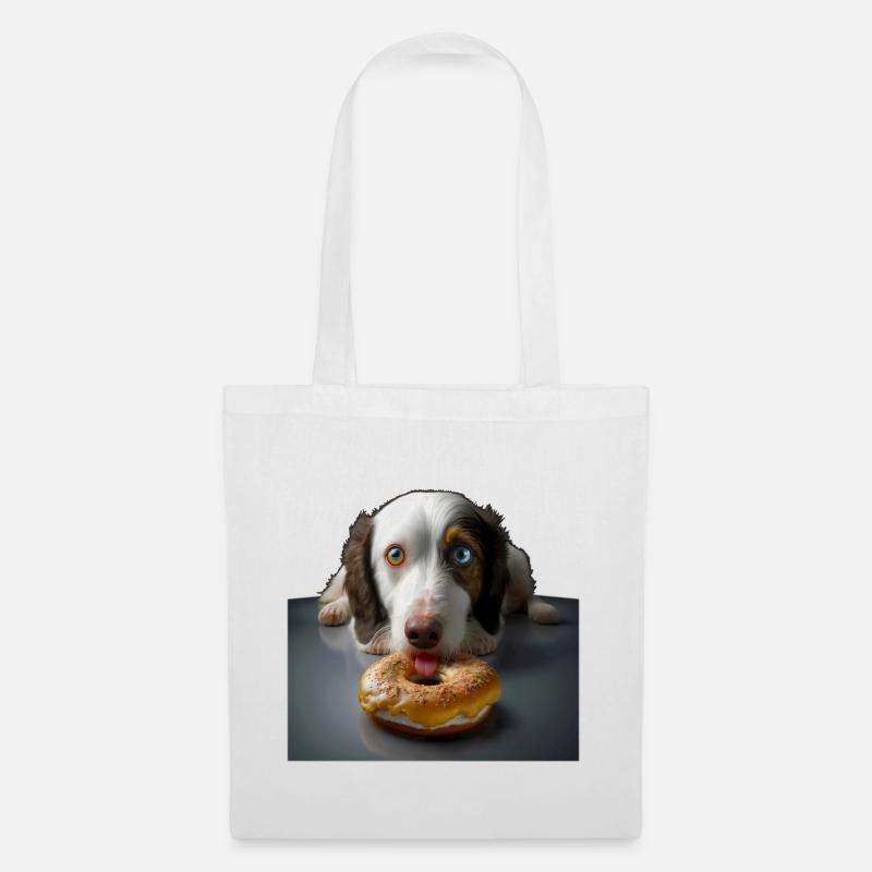 Absolut Self control dog 01 sans - Sac en tissu - blanc