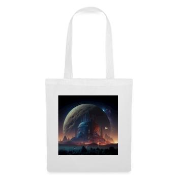 Megalopolis Alien 02 - Sac en tissu - blanc - Devant
