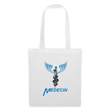Médecin - Sac en tissu - blanc - Devant