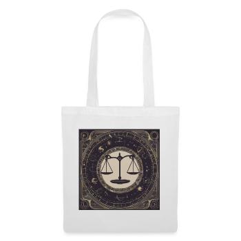 Zodiac Libra - Stoffbeutel - Weiß - Vorne