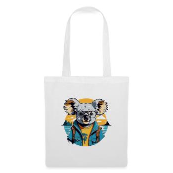 Coucher de soleil d’aventure côtière Koala - Sac en tissu - blanc - Devant