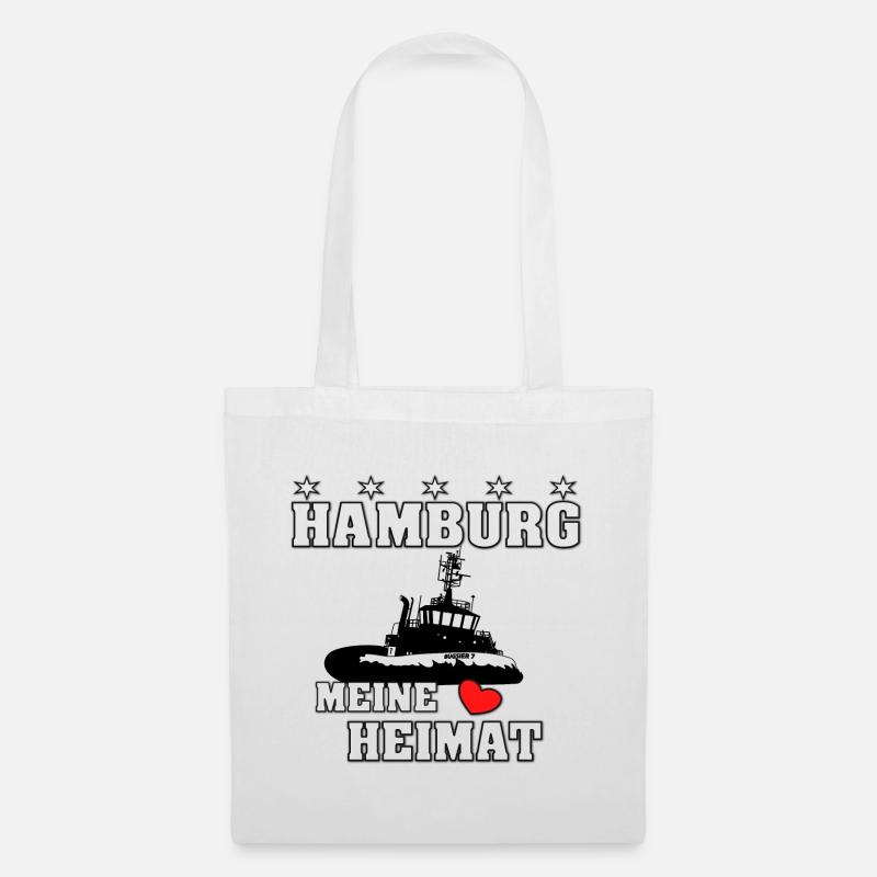 Hamburger Heimat 2 - Stoffbeutel - Weiß