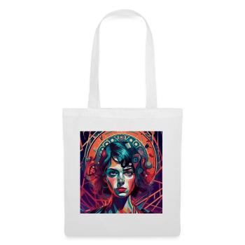 Psychedelic Lady - Stoffbeutel - Weiß - Vorne