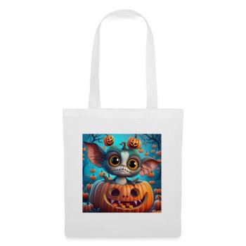 Little Halloween Creature in Pumpkin - Tote Bag - white - Front