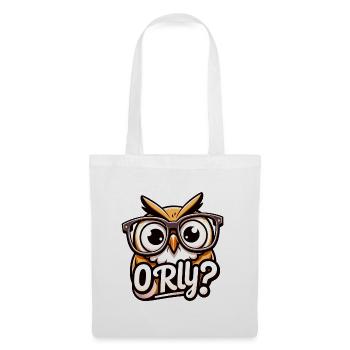O RLY? Owl - Tote Bag - white - Front