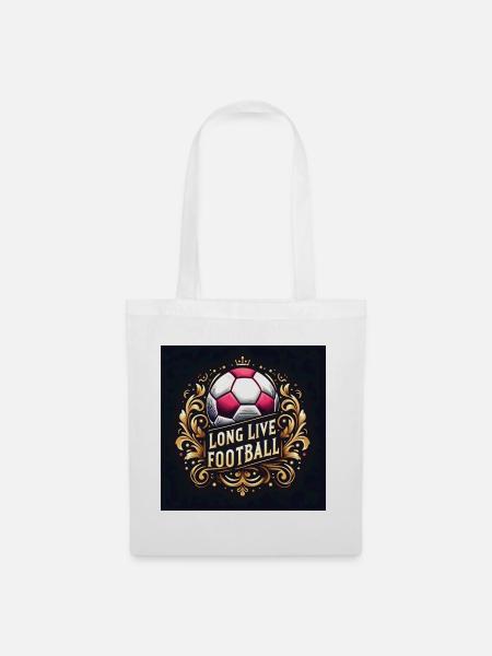 Fußball - Stoffbeutel - Weiß