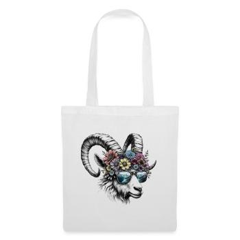 Lunettes de soleil Capricorne Floral Alps Zodiac - Sac en tissu - blanc - Devant