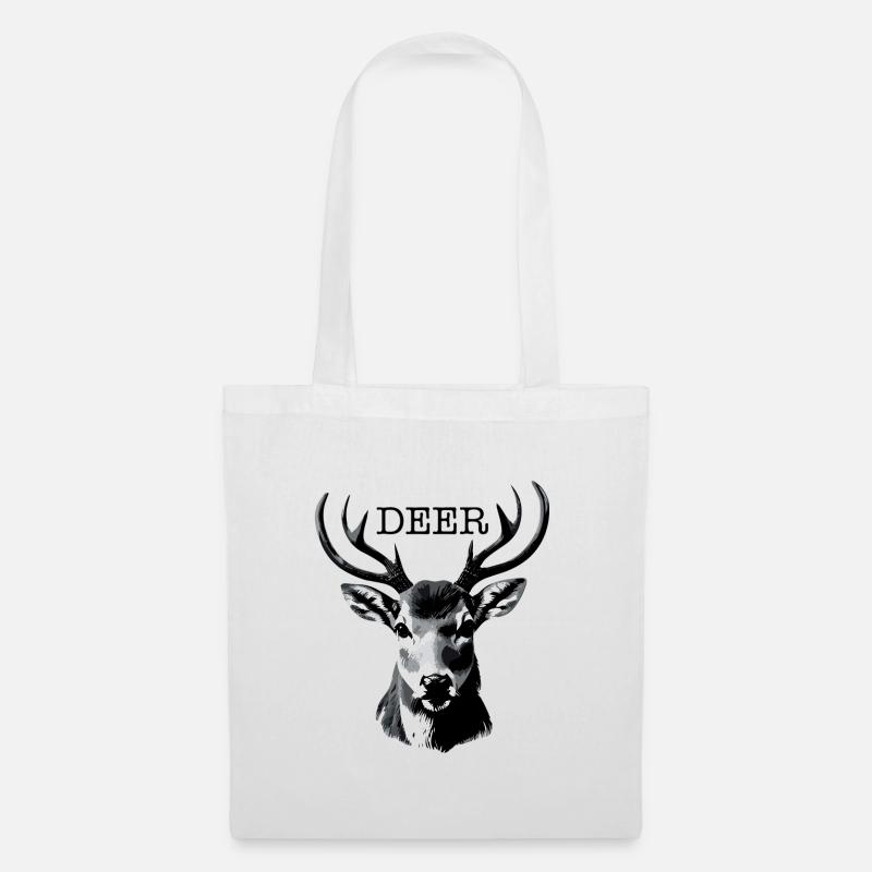 DEER - Stoffbeutel - Weiß