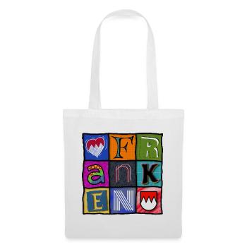 Franconie - Pop Art - Cool - Sac en tissu - blanc - Devant
