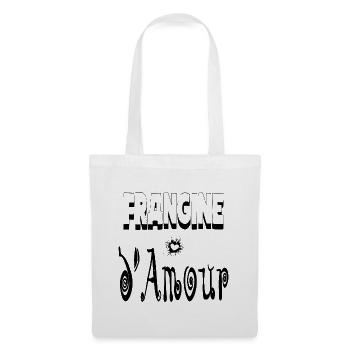 Frangine Amour Cœur Sœur - Sac en tissu - blanc - Devant