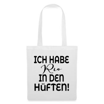 TANZEN HÜFTE BEWEGUNG - Stoffbeutel - Weiß - Vorne