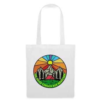 Mountains, Nature, Camping, Camping, Camping, Statement - Tote Bag - white - Front