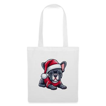 Cute Frenchie Christmas Eve Spirit - Tote Bag - white - Front