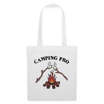 Campfire Campsite Statement Camping Camper - Tote Bag - white - Front