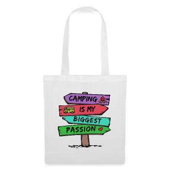 Camping Statement Caravan Camper Holiday Hikers - Tote Bag - white - Front