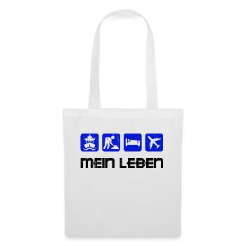 Job Statement Arbeiter Angestellter Arbeit - Stoffbeutel - Weiß - Vorne