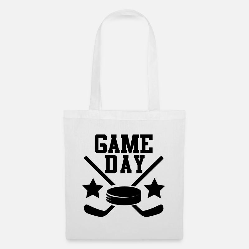 Eishockey Game Day - Stoffbeutel - Weiß