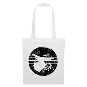 Dessin de percussion - Sac en tissu - blanc - Devant