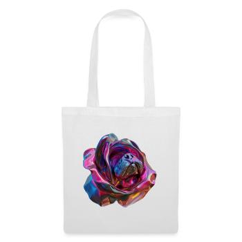 dog snout in a rose - Tote Bag - white - Front