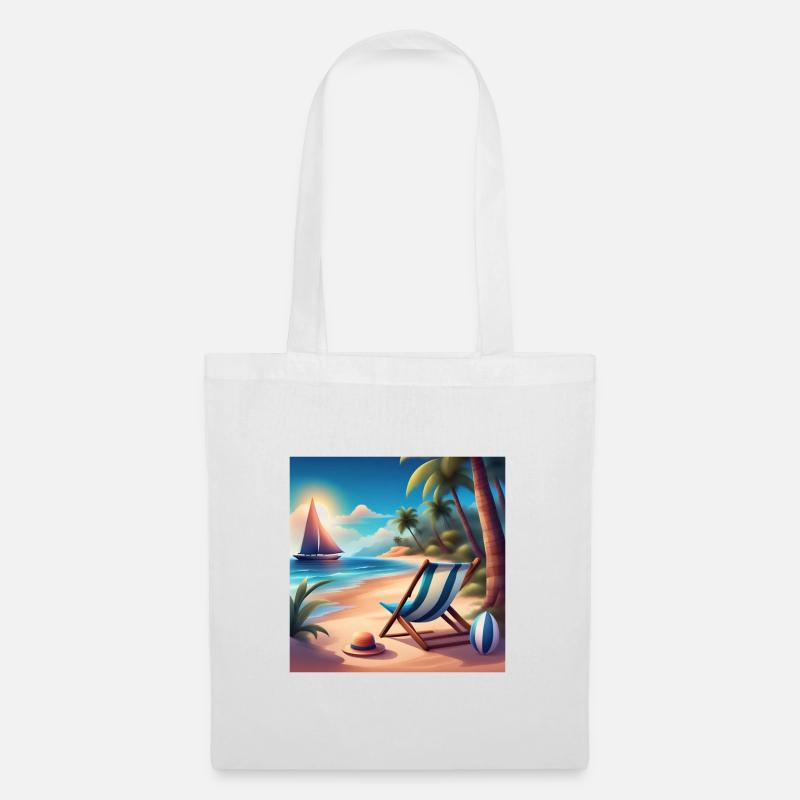 Seaside holidays, summer holidays - Tote Bag - white