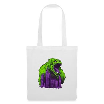 Gorilla 07 - Stoffbeutel - Weiß - Vorne