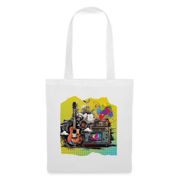 Pop Art Pop Music - Tote Bag - white - Front