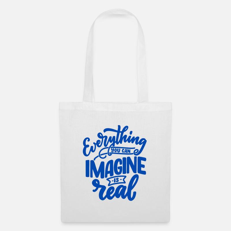 Everything is real - Tote Bag - white