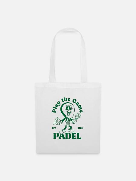 Spielen Sie das Spiel Padelshirt - Stoffbeutel - Weiß