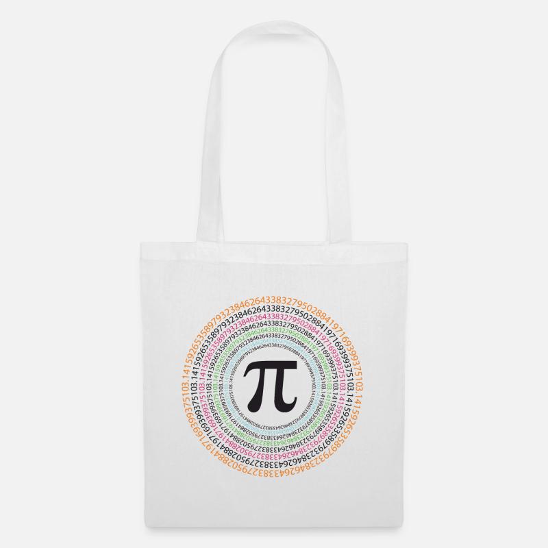 Pi-Tag - Glücklicher Pi-Tag - Stoffbeutel - Weiß
