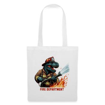 Fire Brigade T-Rex Gift - Tote Bag - white - Front