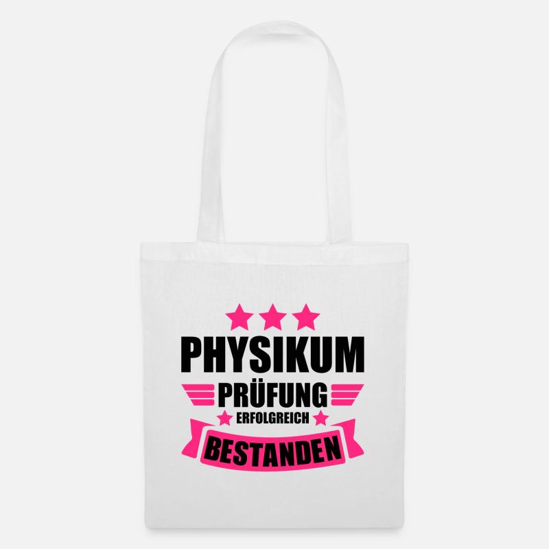 Physikum Abschluss Prüfung bestanden geschafft - Stoffbeutel - Weiß