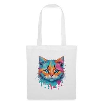 Cute Cat - Tote Bag - white - Front