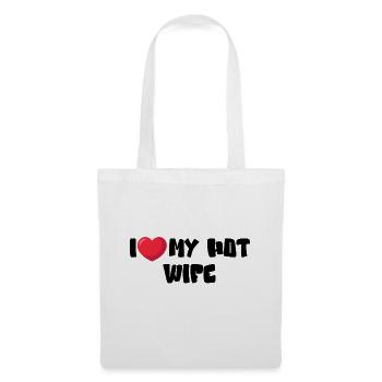 I Love My Hot Wife - Tote Bag - white - Front