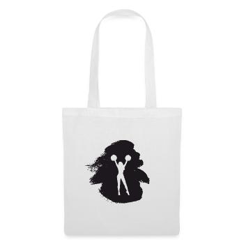 Fille Girlie Pom-pom girl - Sac en tissu - blanc - Devant