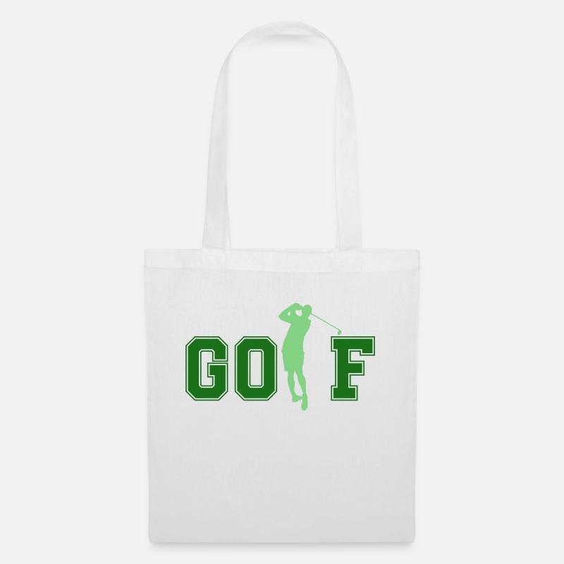 golf - Stoffbeutel - Weiß