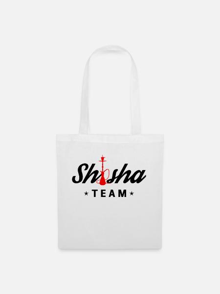shisha team 2 - Stoffbeutel - Weiß