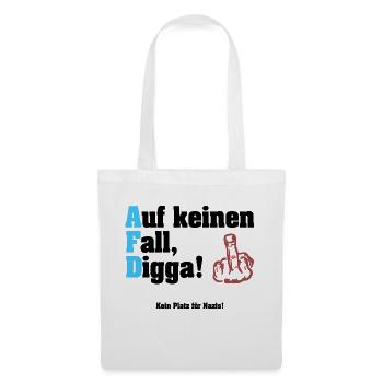 Auf keinen Fall, Digga! - Stoffbeutel - Weiß - Vorne