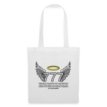 Heilige 777 EngelWings - Stoffbeutel - Weiß - Vorne