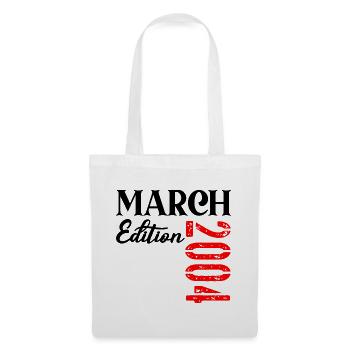 Birthday March 2004 - 23rd birthday - Tote Bag - white - Front